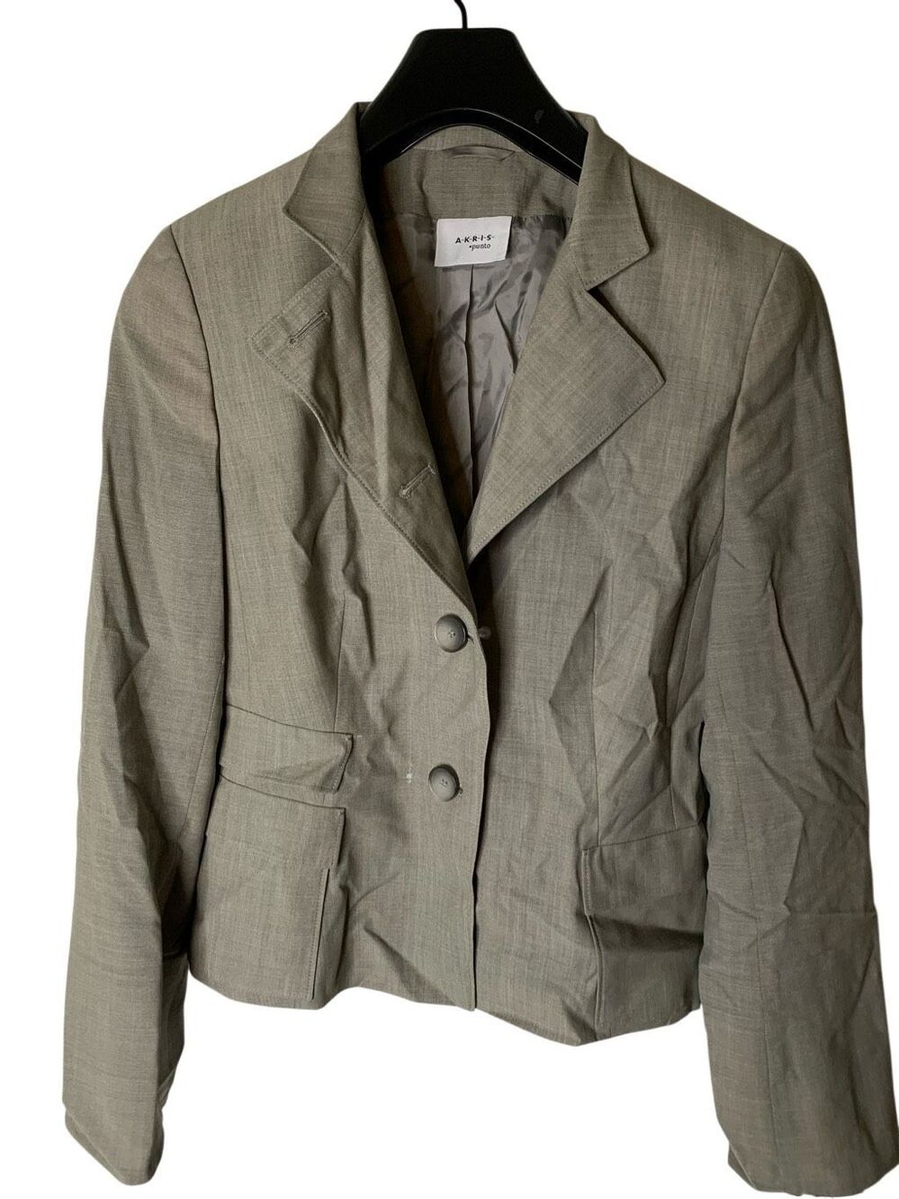 Akris Punto 100% wool blazer women's size 8
